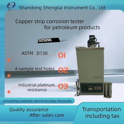 ASTM D130 Petroleum Products Copper Strip Corrosion Tester by Copper Strip Tarnish with 4 sample test holes