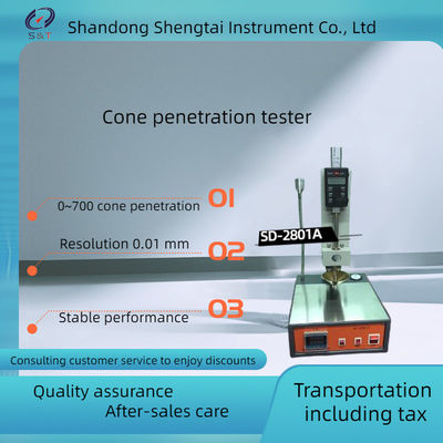 Needle Penetration Tester Lab Test Instruments PRC Standard GB/T269 Equipped with cold light source