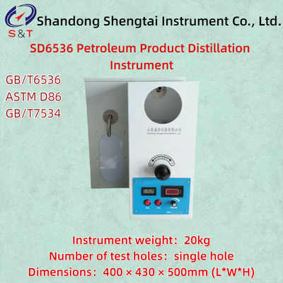 Instrumento de destilación de productos petrolíferos ASTM D86 cilindro de medición de 100 ml de orificio único