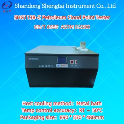 ± 0.5℃ Accuracy Petroleum Cloud Point Tester LCD display Dual Compressor ASTM D2500