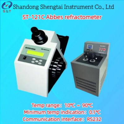 Digital Abbes Refractometer Temp 0 ~ 50℃ Brix 0% - 95% Compressor Refrigeration ST121C