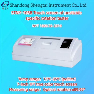Probador de Rotación Óptica Específica de Plaguicidas ±89.99° Control de Temperatura Peltier NYT 1860.18