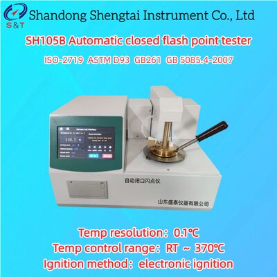 Automatic Closed Flash Point Tester RT - 370℃ Electronic Ignition 0.5% Precision ASTM D93