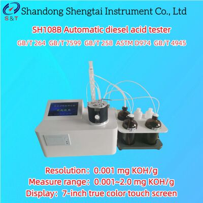 Automatic Diesel Acid Tester 0.001 ～ 2.0 Mg KOH/G Reflux Method ASTM D974