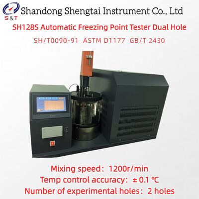 Probador automático de punto de congelación de doble orificio -70℃ ～ +30 ℃ Agitación 1200r/min ASTM D1177