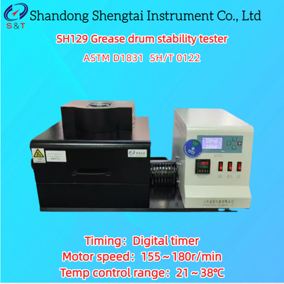 2 Work Unit Grease Drum Stability Tester 21～38℃ PT100 Sensor Digital Timer ASTM D1831