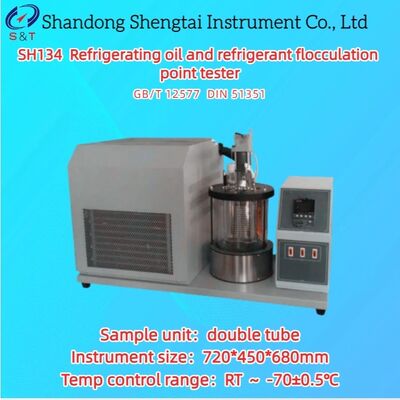 Probador de punto de floculación de aceite refrigerante y refrigerante RT ～ -70±0.5℃ GB/T 12577