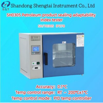 Teste del índice de adaptabilidad del sellado del aceite hidráulico RT     200°C±1°C Controlador de temperatura PID SH/T 0305