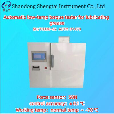 Probador automático de par a baja temperatura para grasa lubricante Temperatura normal ～ -70 ℃ ASTM D1478