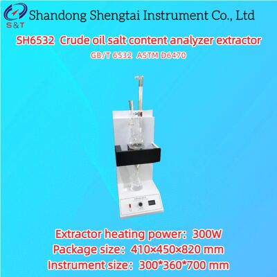 Analista de contenido de sal de petróleo crudo Extrator de calefacción 300W Titulación electrométrica ASTM D6470