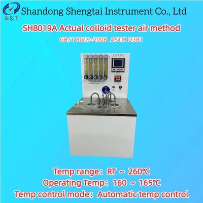 Probador de coloide real de 5 orificios RT ~ 260 ℃ Baño de aluminio Método de aire con pantalla digital