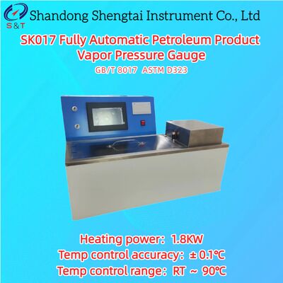 Medidor de presión del vapor de los productos petrolíferos totalmente automático RT ± 90°C constante 37,8°C ASTM D323
