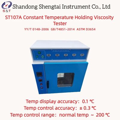 Pruebador de viscosidad a temperatura constante RT    200 °C PID Control de temperatura ASTM D3654