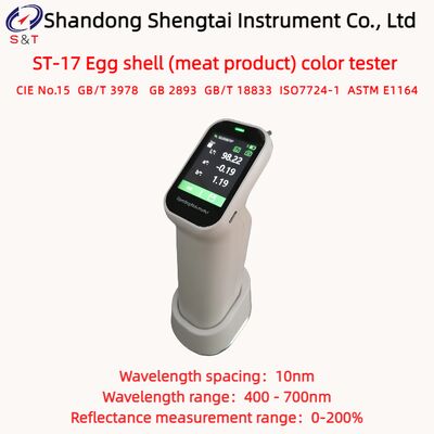 400 ~ 700nm Probador de color de cáscara de huevo y producto cárnico Apertura Φ4mm ASTM E1164