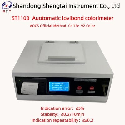 Aceite de colza de colza colorímetro de unión automática de amor Estabilidad ≤ 0,2/10min Cc 13e-92 Color