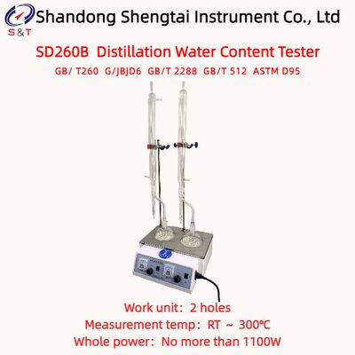 Grease Distillation Water Content Tester Dual Work Units RT ～ 300℃ ASTM D95