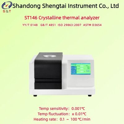 Analisador térmico cristalino 0 ± 600 mW Tasa de calentamiento 0,1 ± 100 °C/min USP<891>