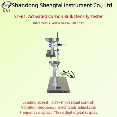 Velocidad de carga del analizador de densidad de carbono activado a granel 0,75 - 1 ml/s Dual control ASTM D2854